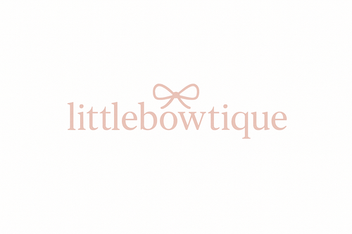 a simple logo named littlebowtiqeu